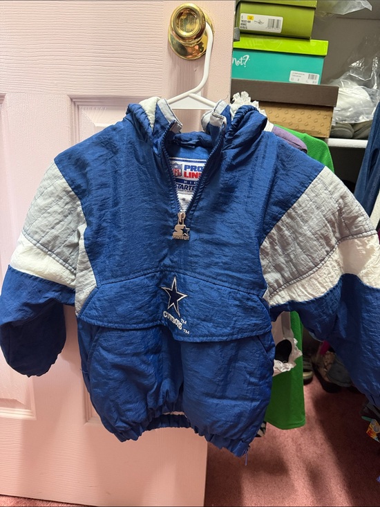 STARTER Other - Kids Boys Small Cowboys Navy and White Pullover